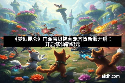 《梦幻昆仑》门派宝贝携萌宠齐贺新服开启：开启修仙新纪元